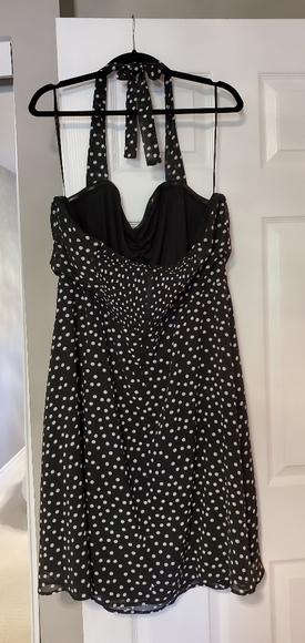 Adorable Polka-dot Halter Dress - Picture 2 of 2
